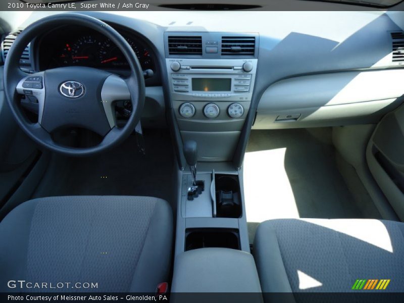 Super White / Ash Gray 2010 Toyota Camry LE