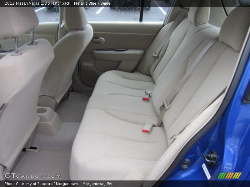 Metallic Blue / Beige 2012 Nissan Versa 1.8 S Hatchback