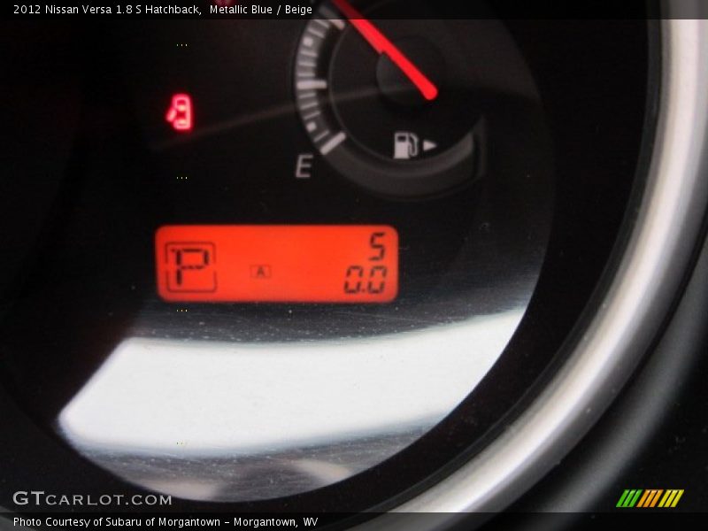 Metallic Blue / Beige 2012 Nissan Versa 1.8 S Hatchback