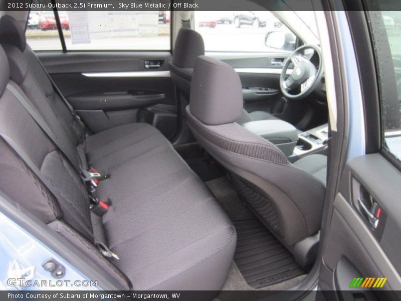 Sky Blue Metallic / Off Black 2012 Subaru Outback 2.5i Premium