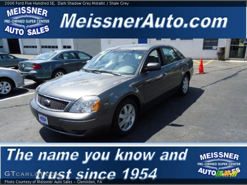 Dark Shadow Grey Metallic / Shale Grey 2006 Ford Five Hundred SE