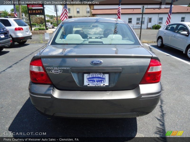 Dark Shadow Grey Metallic / Shale Grey 2006 Ford Five Hundred SE