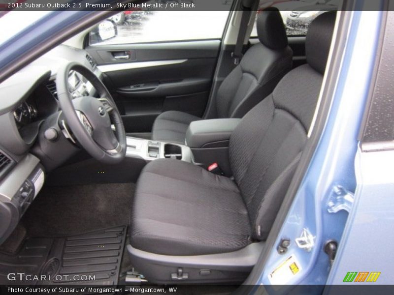  2012 Outback 2.5i Premium Off Black Interior