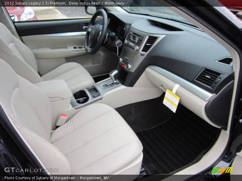 Deep Indigo Pearl / Warm Ivory 2012 Subaru Legacy 2.5i Premium