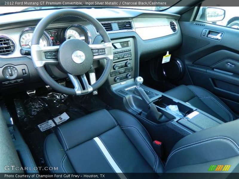Charcoal Black/Cashmere Interior - 2012 Mustang GT Premium Convertible 