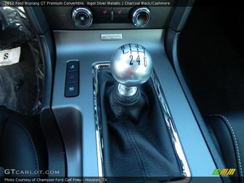  2012 Mustang GT Premium Convertible 6 Speed Manual Shifter