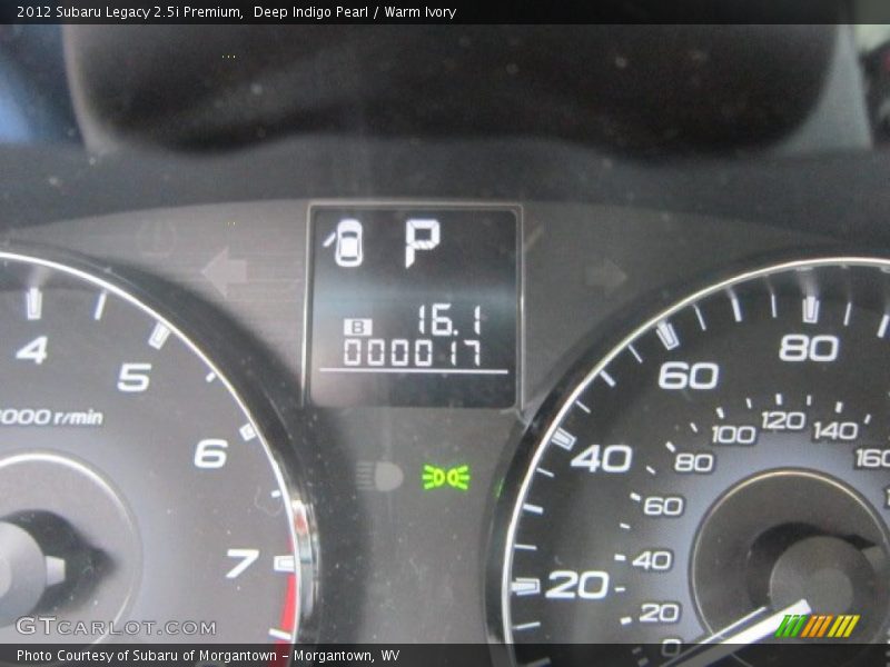 Deep Indigo Pearl / Warm Ivory 2012 Subaru Legacy 2.5i Premium