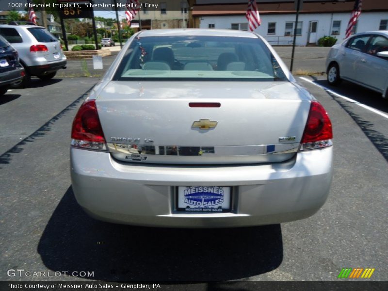 Silverstone Metallic / Gray 2008 Chevrolet Impala LS