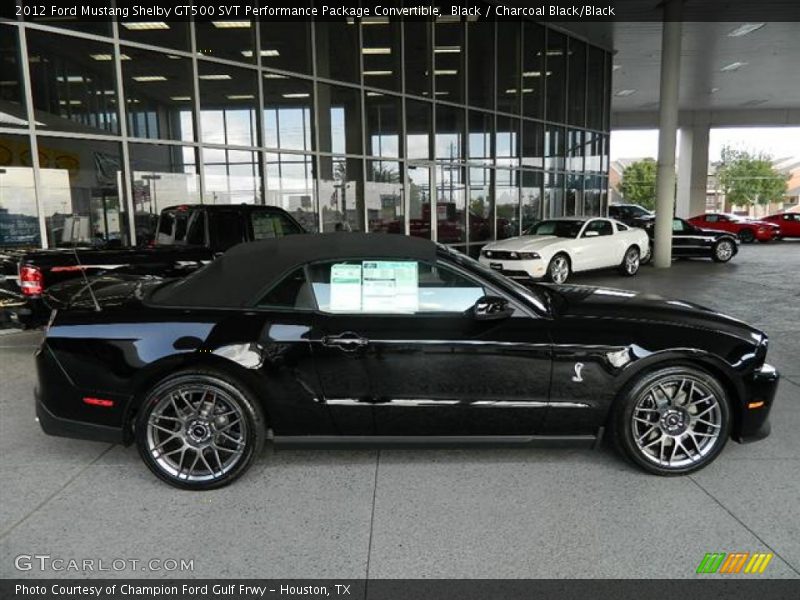  2012 Mustang Shelby GT500 SVT Performance Package Convertible Black