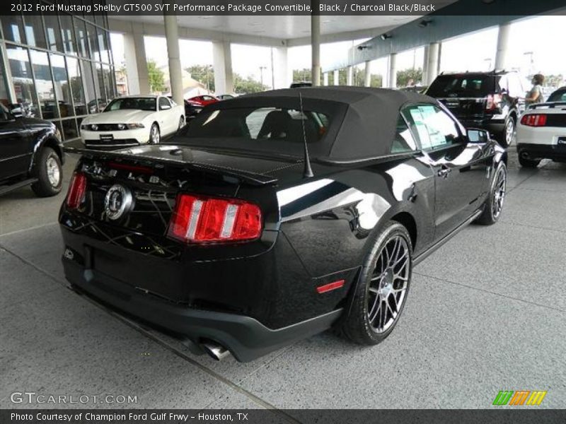  2012 Mustang Shelby GT500 SVT Performance Package Convertible Black