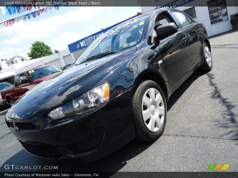 Tarmac Black Pearl / Black 2008 Mitsubishi Lancer DE