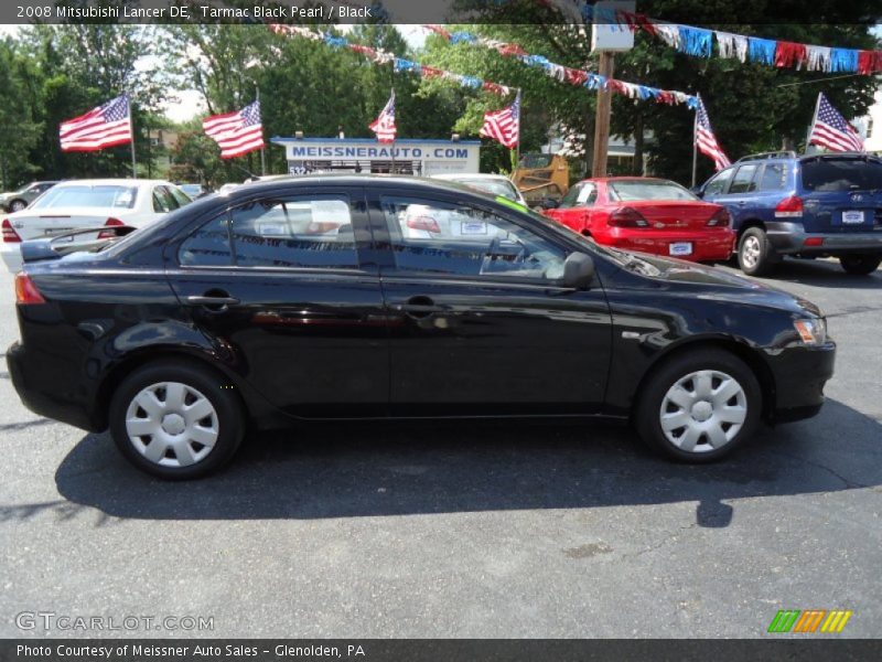 Tarmac Black Pearl / Black 2008 Mitsubishi Lancer DE