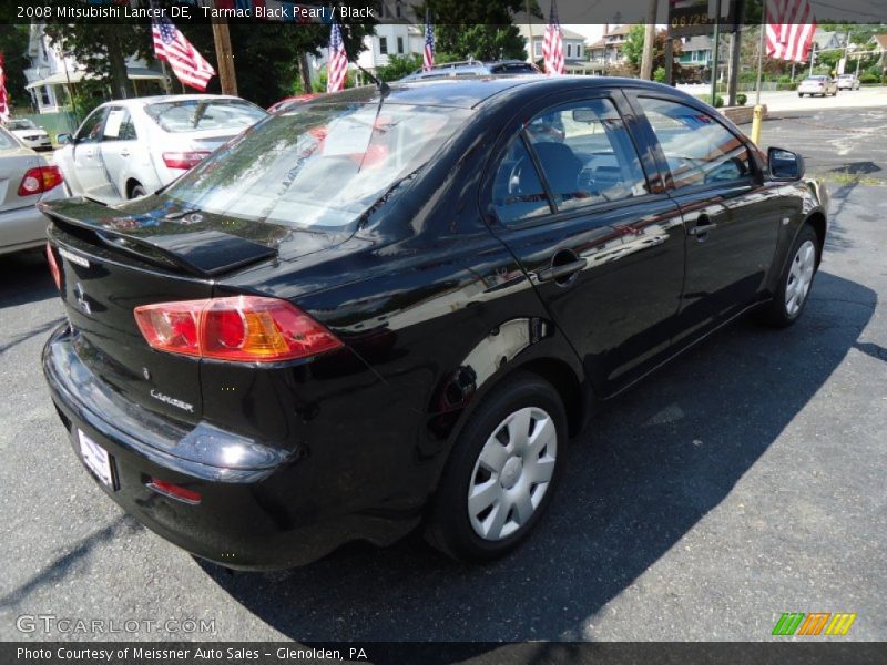 Tarmac Black Pearl / Black 2008 Mitsubishi Lancer DE