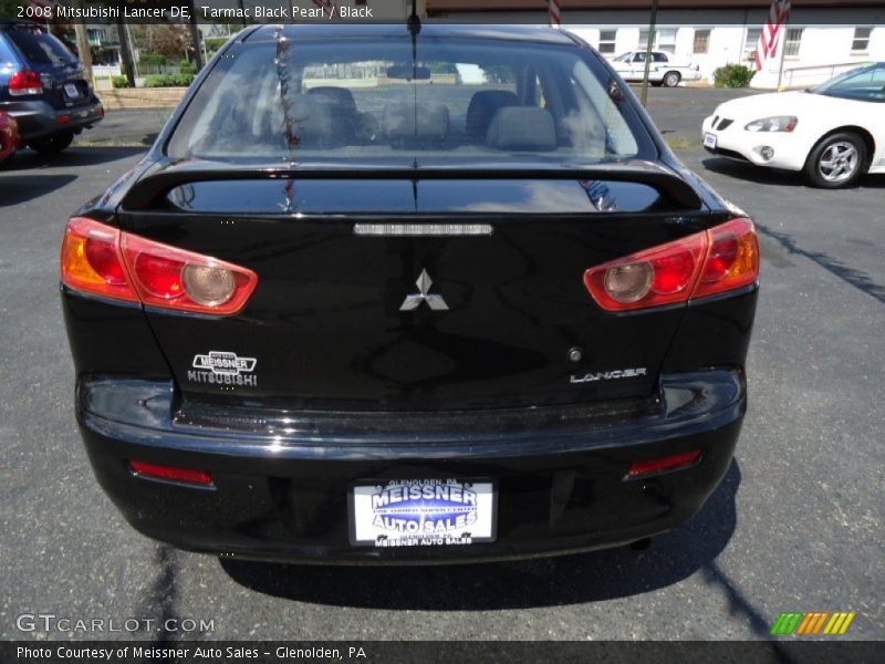 Tarmac Black Pearl / Black 2008 Mitsubishi Lancer DE