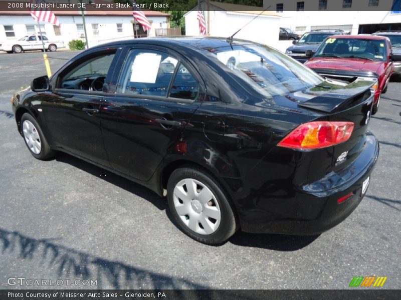 Tarmac Black Pearl / Black 2008 Mitsubishi Lancer DE