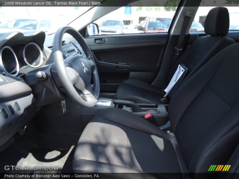 Tarmac Black Pearl / Black 2008 Mitsubishi Lancer DE