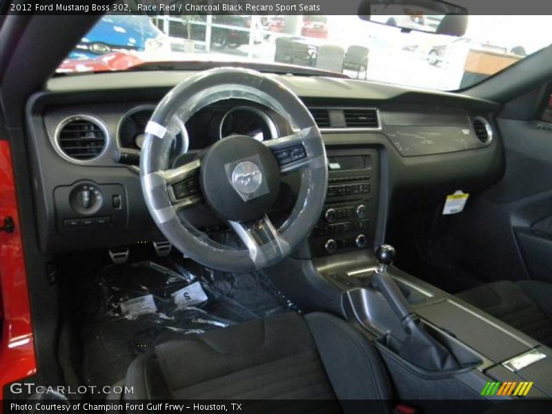 Dashboard of 2012 Mustang Boss 302