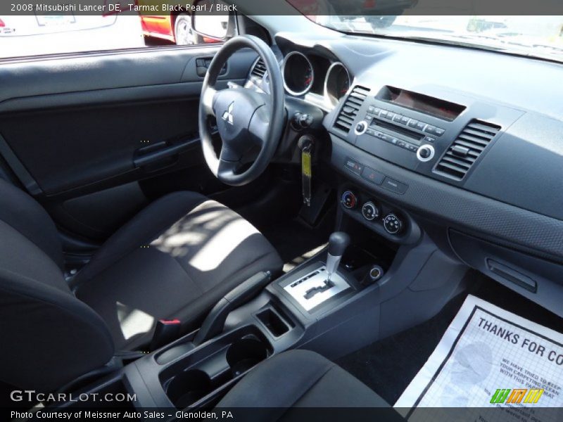 Tarmac Black Pearl / Black 2008 Mitsubishi Lancer DE