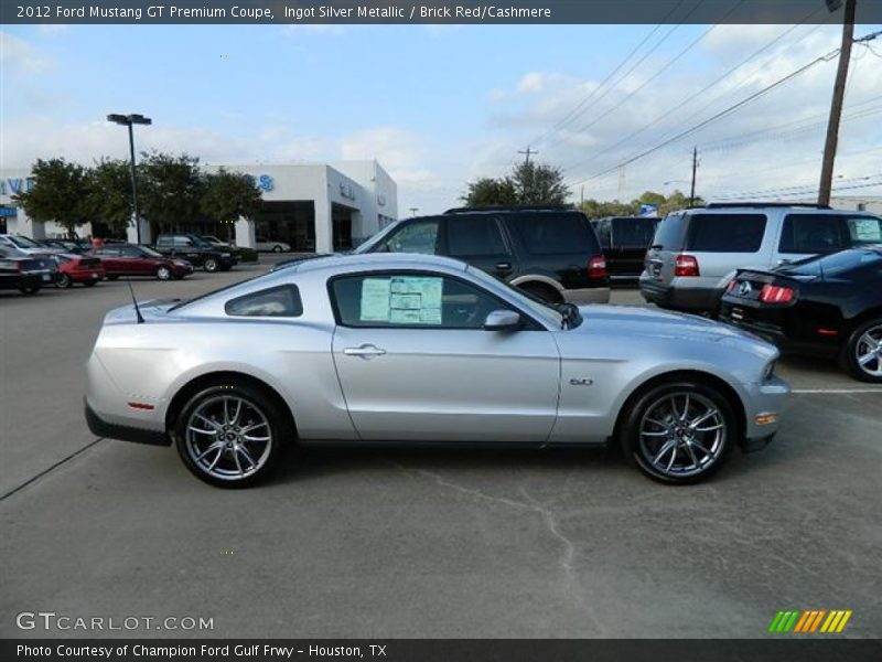  2012 Mustang GT Premium Coupe Ingot Silver Metallic