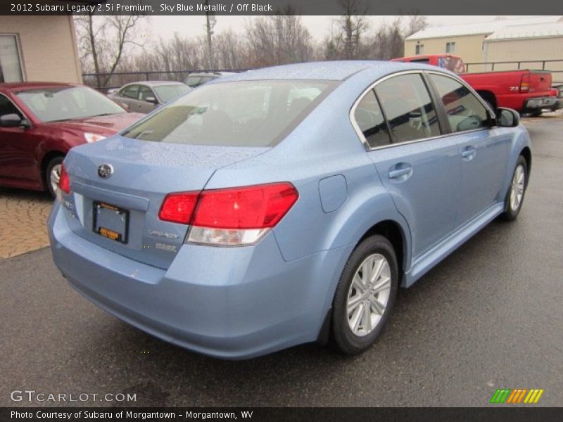 Sky Blue Metallic / Off Black 2012 Subaru Legacy 2.5i Premium