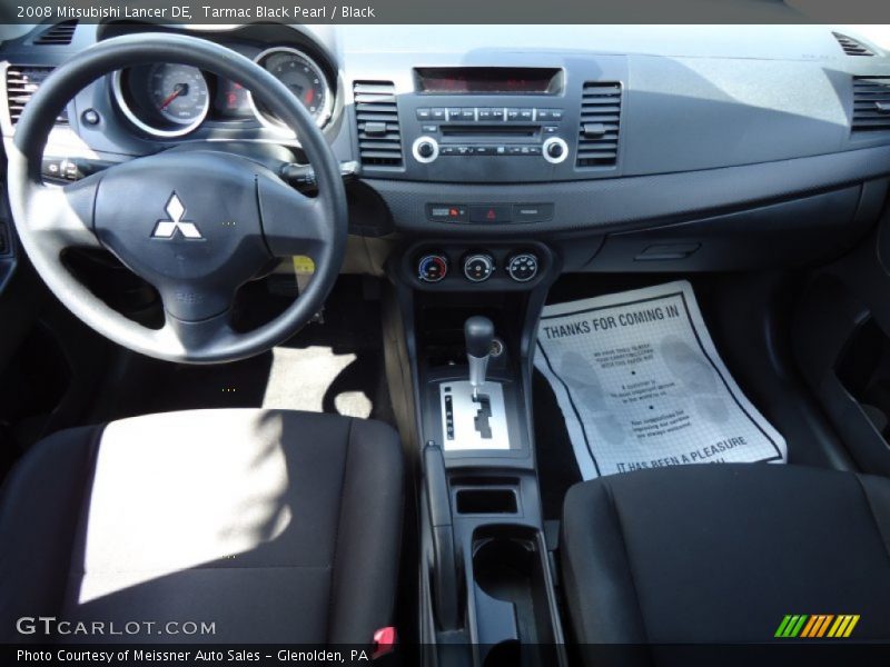 Tarmac Black Pearl / Black 2008 Mitsubishi Lancer DE