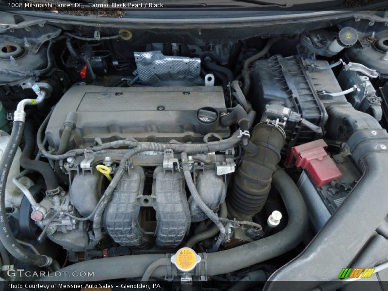 Tarmac Black Pearl / Black 2008 Mitsubishi Lancer DE