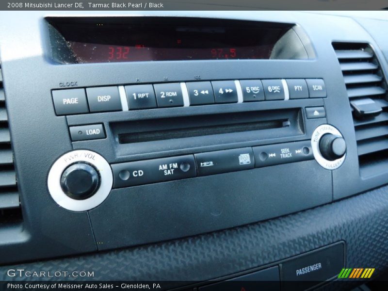 Tarmac Black Pearl / Black 2008 Mitsubishi Lancer DE