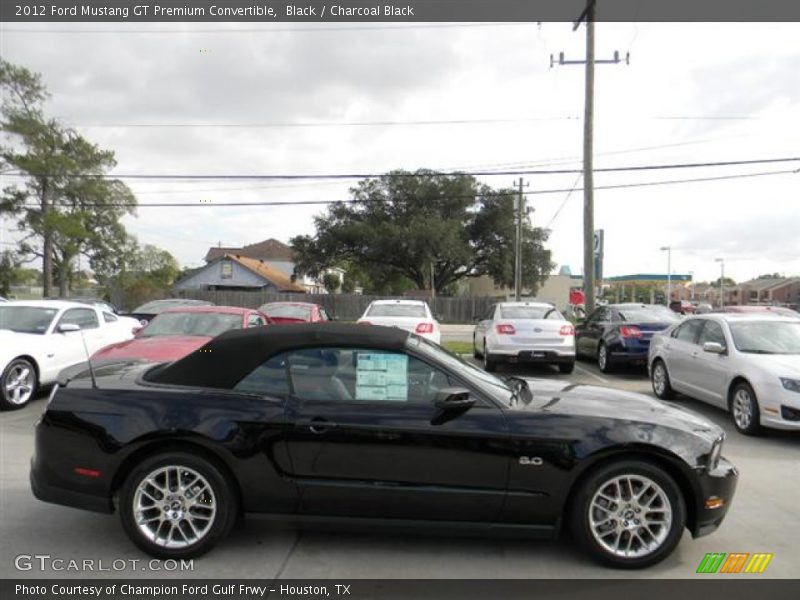 Black / Charcoal Black 2012 Ford Mustang GT Premium Convertible