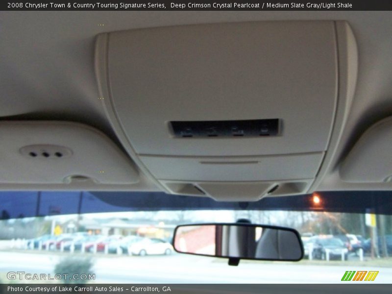 Deep Crimson Crystal Pearlcoat / Medium Slate Gray/Light Shale 2008 Chrysler Town & Country Touring Signature Series