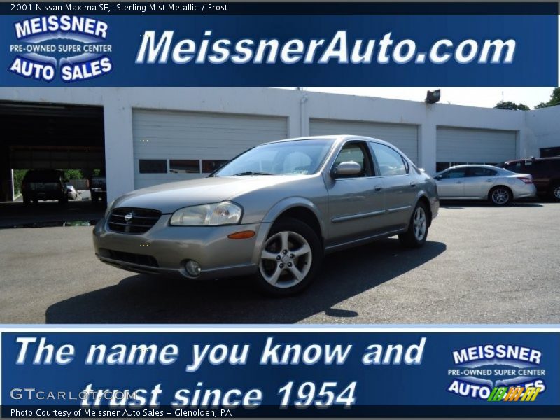 Sterling Mist Metallic / Frost 2001 Nissan Maxima SE