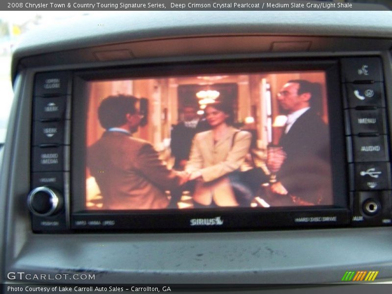 Deep Crimson Crystal Pearlcoat / Medium Slate Gray/Light Shale 2008 Chrysler Town & Country Touring Signature Series