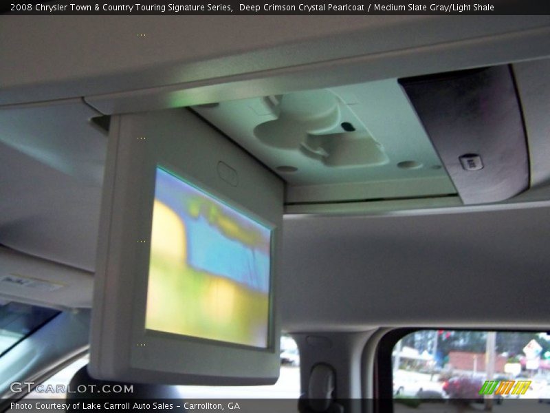 Deep Crimson Crystal Pearlcoat / Medium Slate Gray/Light Shale 2008 Chrysler Town & Country Touring Signature Series