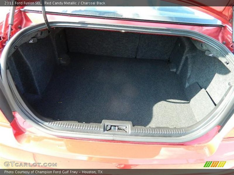Red Candy Metallic / Charcoal Black 2011 Ford Fusion SEL