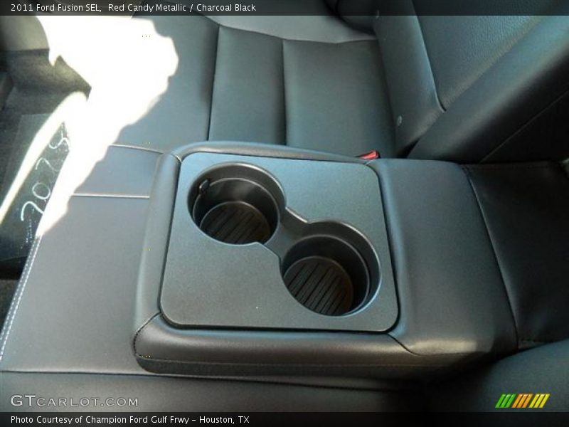 Red Candy Metallic / Charcoal Black 2011 Ford Fusion SEL
