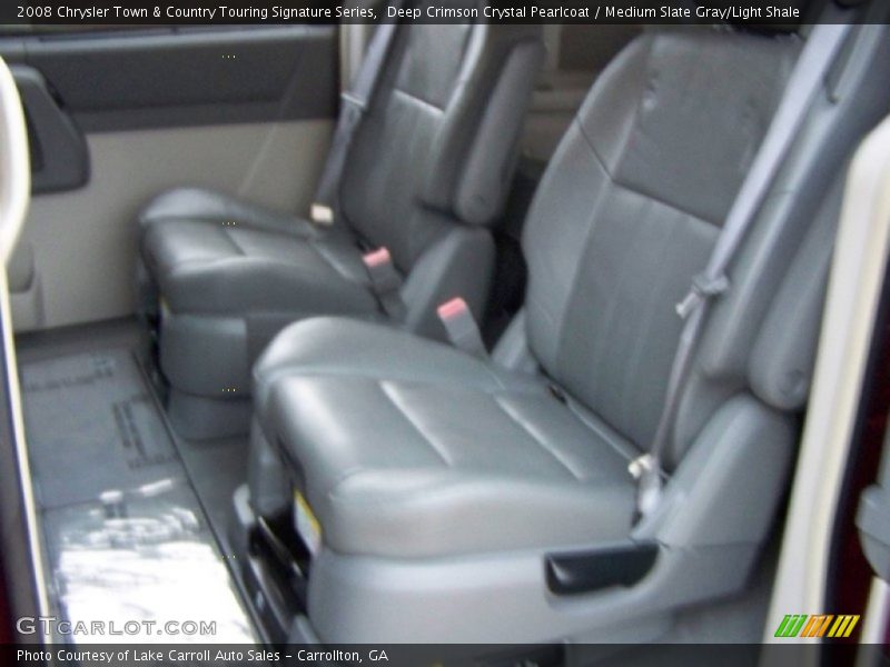 Deep Crimson Crystal Pearlcoat / Medium Slate Gray/Light Shale 2008 Chrysler Town & Country Touring Signature Series