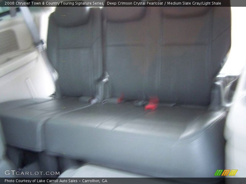 Deep Crimson Crystal Pearlcoat / Medium Slate Gray/Light Shale 2008 Chrysler Town & Country Touring Signature Series