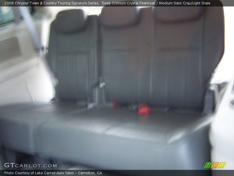 Deep Crimson Crystal Pearlcoat / Medium Slate Gray/Light Shale 2008 Chrysler Town & Country Touring Signature Series