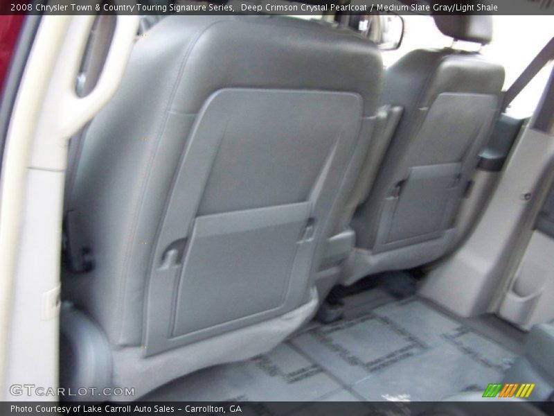 Deep Crimson Crystal Pearlcoat / Medium Slate Gray/Light Shale 2008 Chrysler Town & Country Touring Signature Series