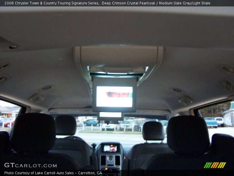 Deep Crimson Crystal Pearlcoat / Medium Slate Gray/Light Shale 2008 Chrysler Town & Country Touring Signature Series