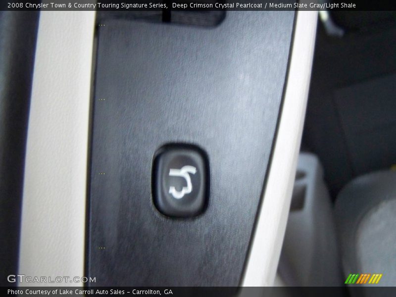 Deep Crimson Crystal Pearlcoat / Medium Slate Gray/Light Shale 2008 Chrysler Town & Country Touring Signature Series