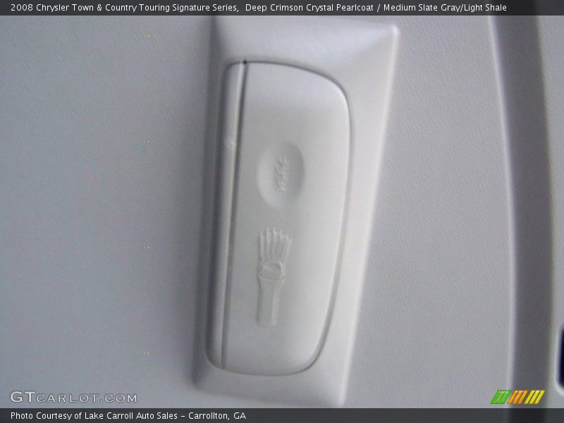 Deep Crimson Crystal Pearlcoat / Medium Slate Gray/Light Shale 2008 Chrysler Town & Country Touring Signature Series