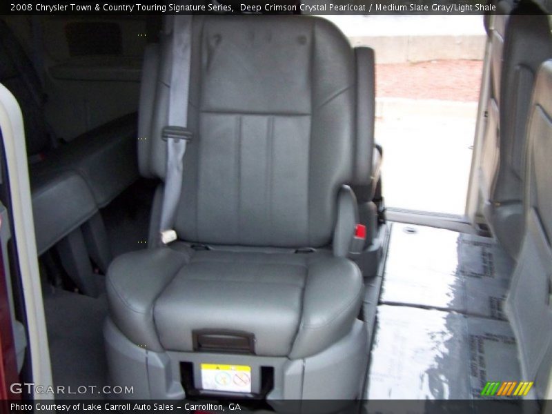 Deep Crimson Crystal Pearlcoat / Medium Slate Gray/Light Shale 2008 Chrysler Town & Country Touring Signature Series