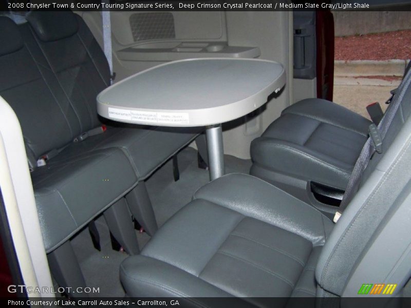 Deep Crimson Crystal Pearlcoat / Medium Slate Gray/Light Shale 2008 Chrysler Town & Country Touring Signature Series