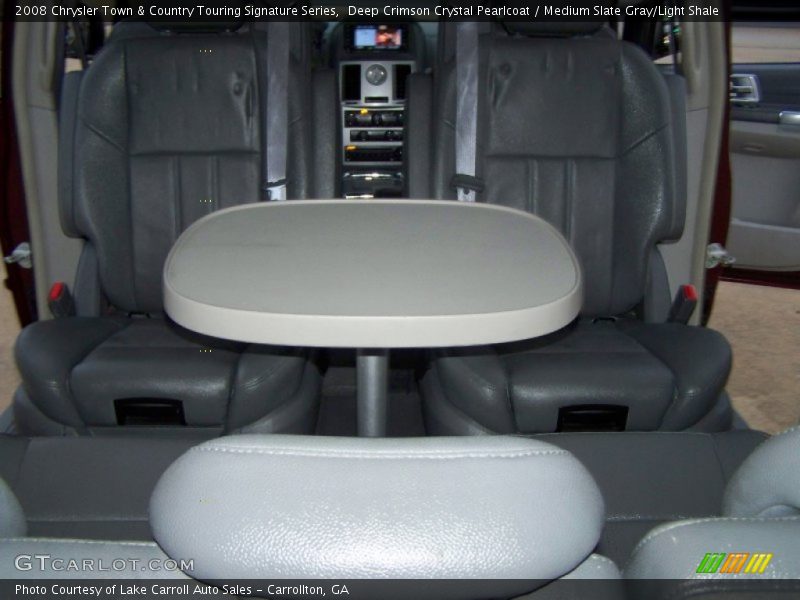 Deep Crimson Crystal Pearlcoat / Medium Slate Gray/Light Shale 2008 Chrysler Town & Country Touring Signature Series