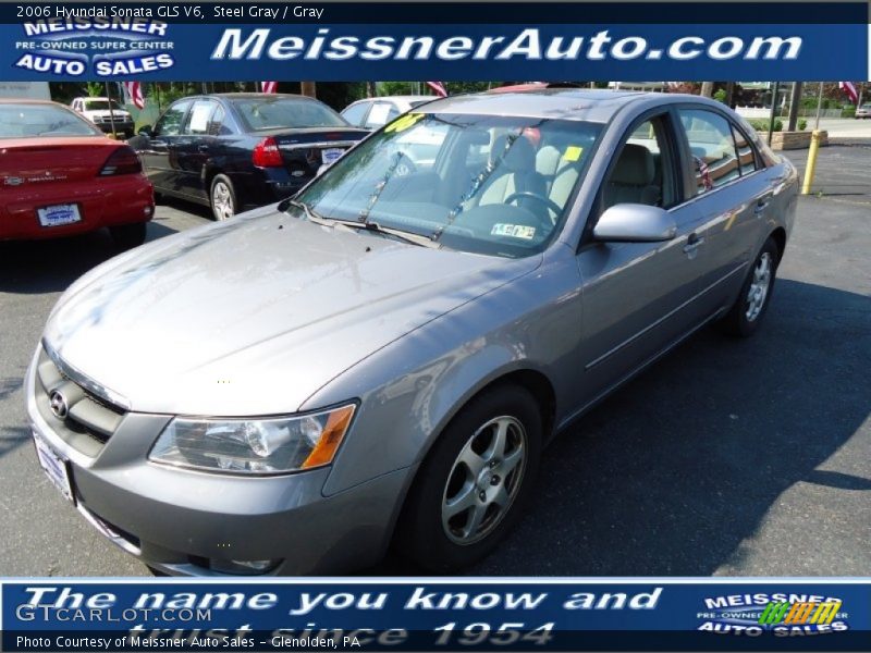 Steel Gray / Gray 2006 Hyundai Sonata GLS V6