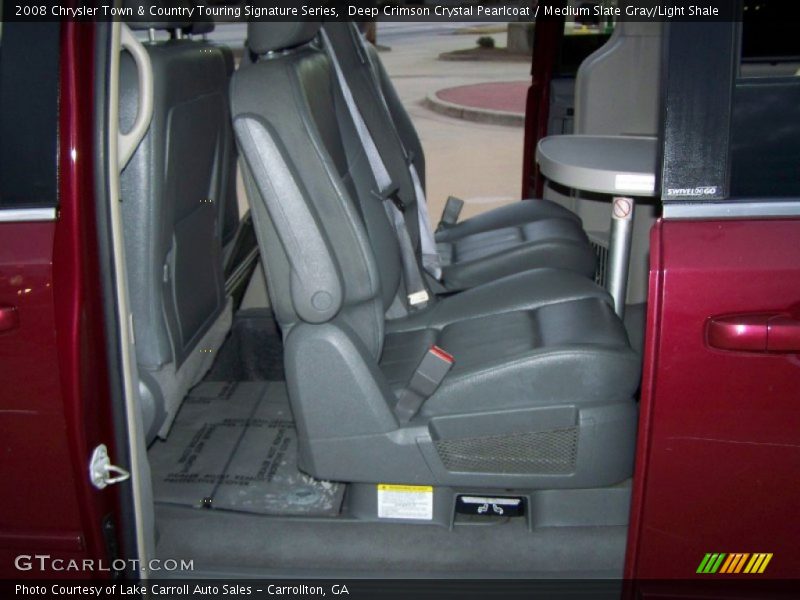 Deep Crimson Crystal Pearlcoat / Medium Slate Gray/Light Shale 2008 Chrysler Town & Country Touring Signature Series