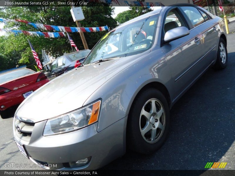 Steel Gray / Gray 2006 Hyundai Sonata GLS V6
