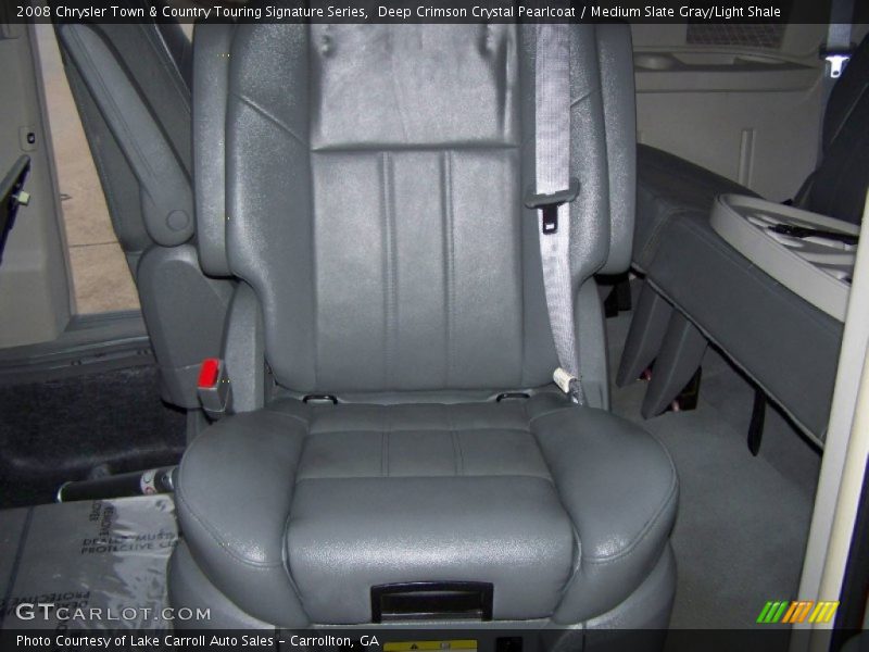 Deep Crimson Crystal Pearlcoat / Medium Slate Gray/Light Shale 2008 Chrysler Town & Country Touring Signature Series