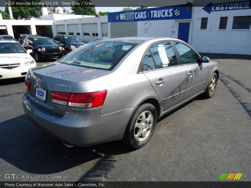 Steel Gray / Gray 2006 Hyundai Sonata GLS V6