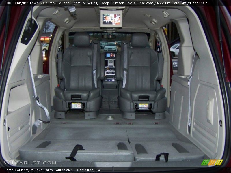 Deep Crimson Crystal Pearlcoat / Medium Slate Gray/Light Shale 2008 Chrysler Town & Country Touring Signature Series